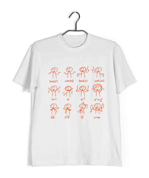 Nerd Physics MATH DANCE Custom Printed Graphic Design T-Shirt for Men